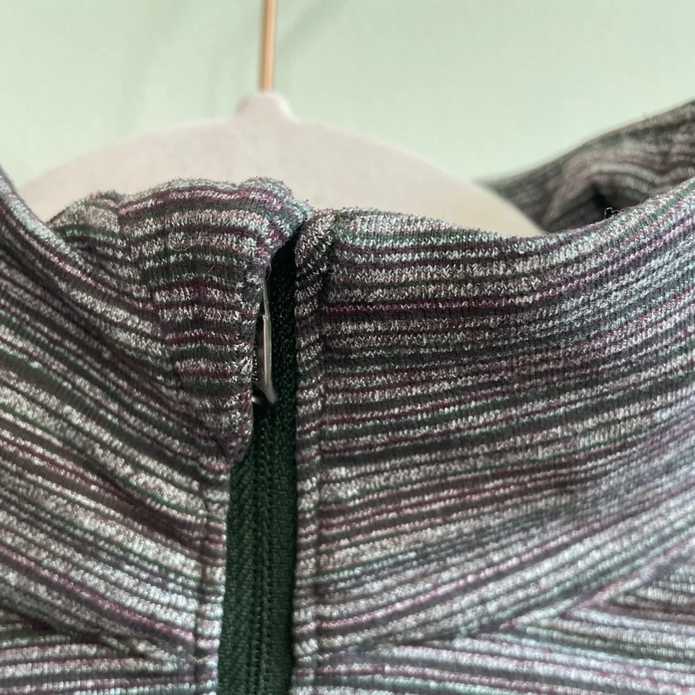 Lululemon Athletica Surge Warm 1/2 Zip Polar Night Stripe